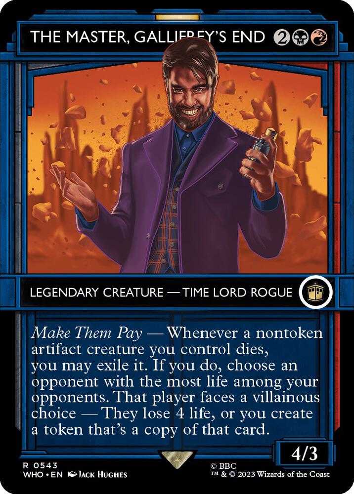 The Master, Gallifrey's End (Showcase)