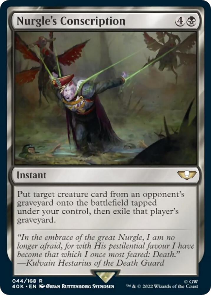 Nurgle's Conscription (Surge Foil)