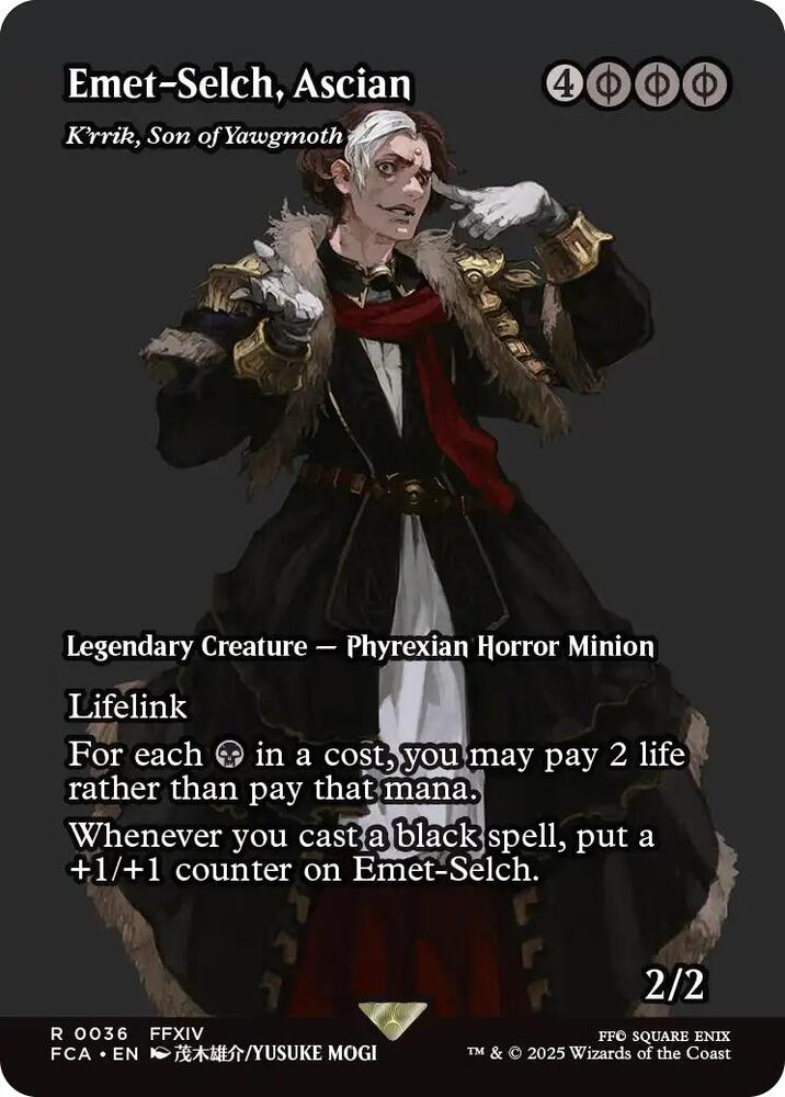 Emet-Selch, Ascian - K'rrik, Son of Yawgmoth (Showcase)