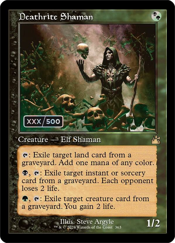 Deathrite Shaman (Retro Frame) (Serial Numbered)