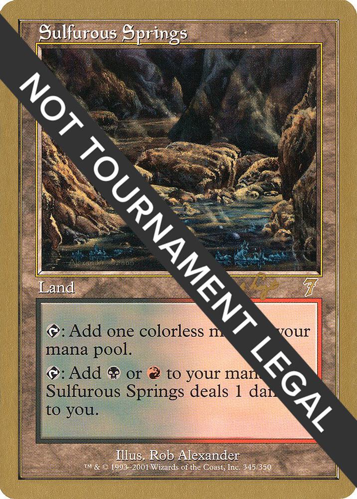 Sulfurous Springs - 2001 Tom van de Logt (7ED)