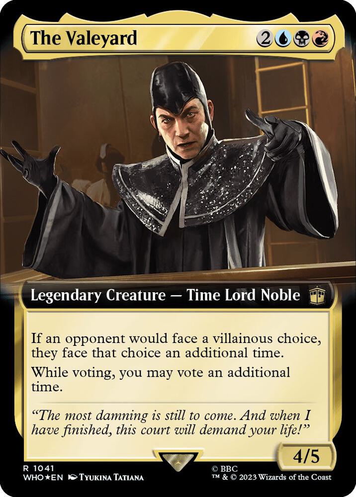 The Valeyard (Extended Art) (Surge Foil)