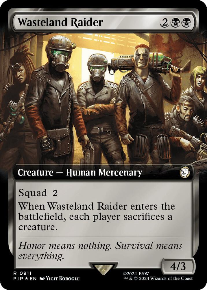Wasteland Raider (Extended Art) (Surge Foil)