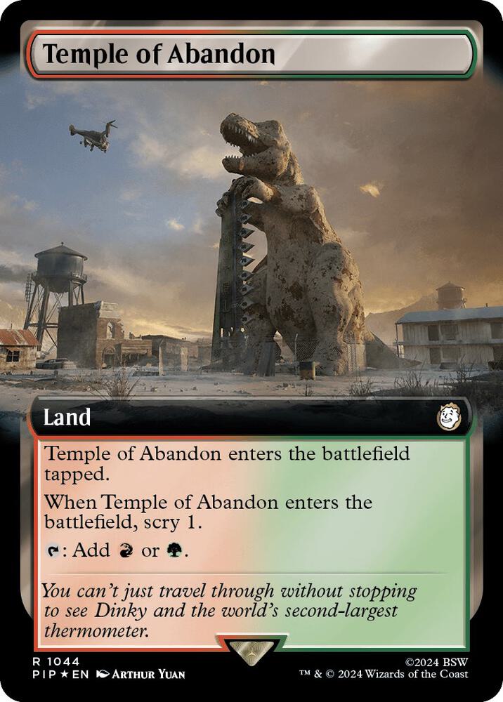 Temple of Abandon (Extended Art) (Surge Foil)