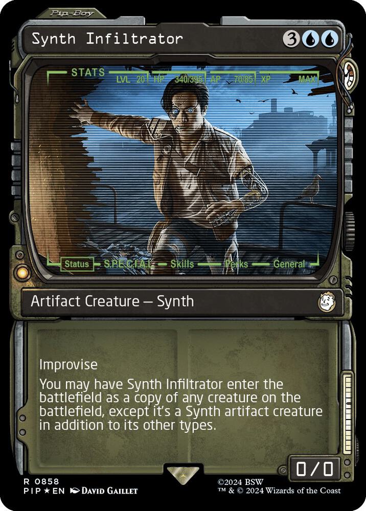 Synth Infiltrator (Showcase) (Surge Foil)