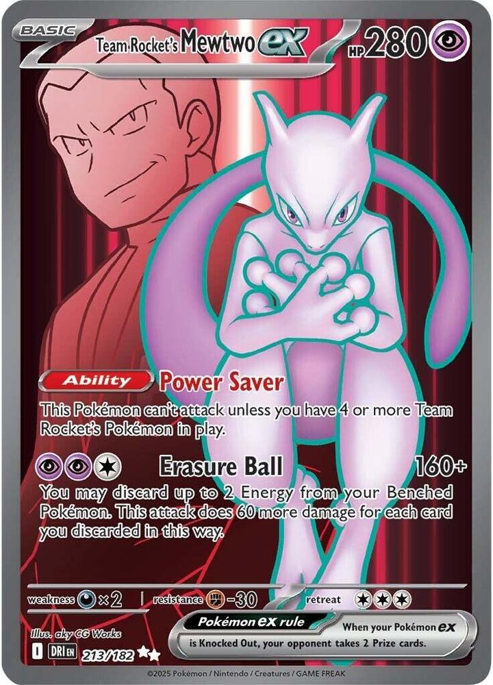 Team Rocket's Mewtwo ex - 213/182