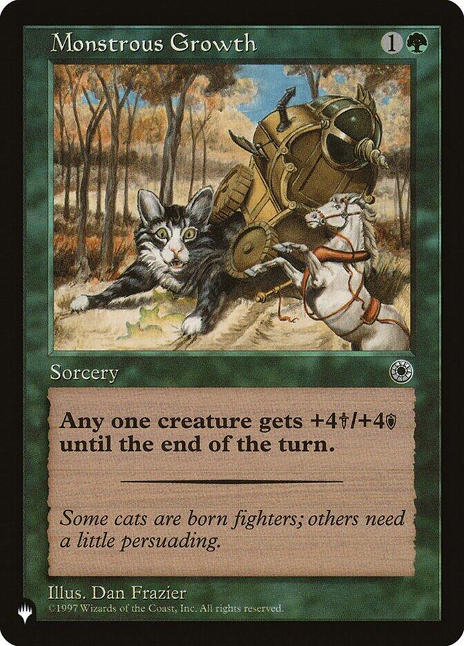 Monstrous Growth (Flavor Text)