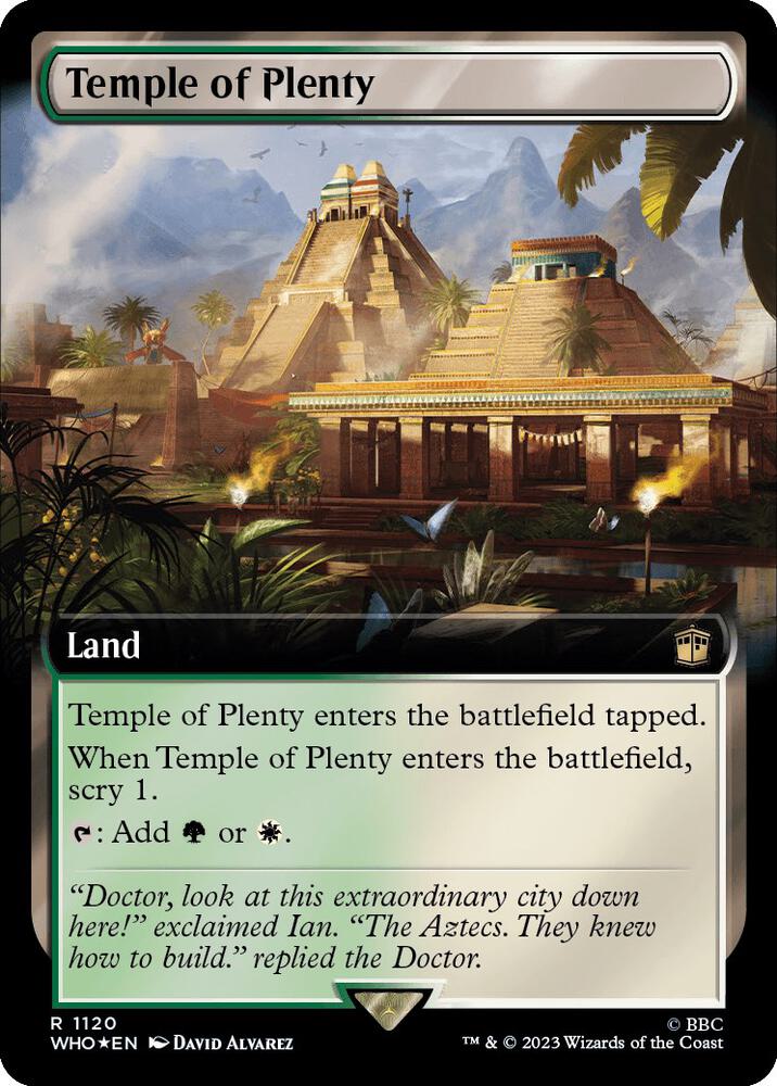 Temple of Plenty (Extended Art) (Surge Foil)