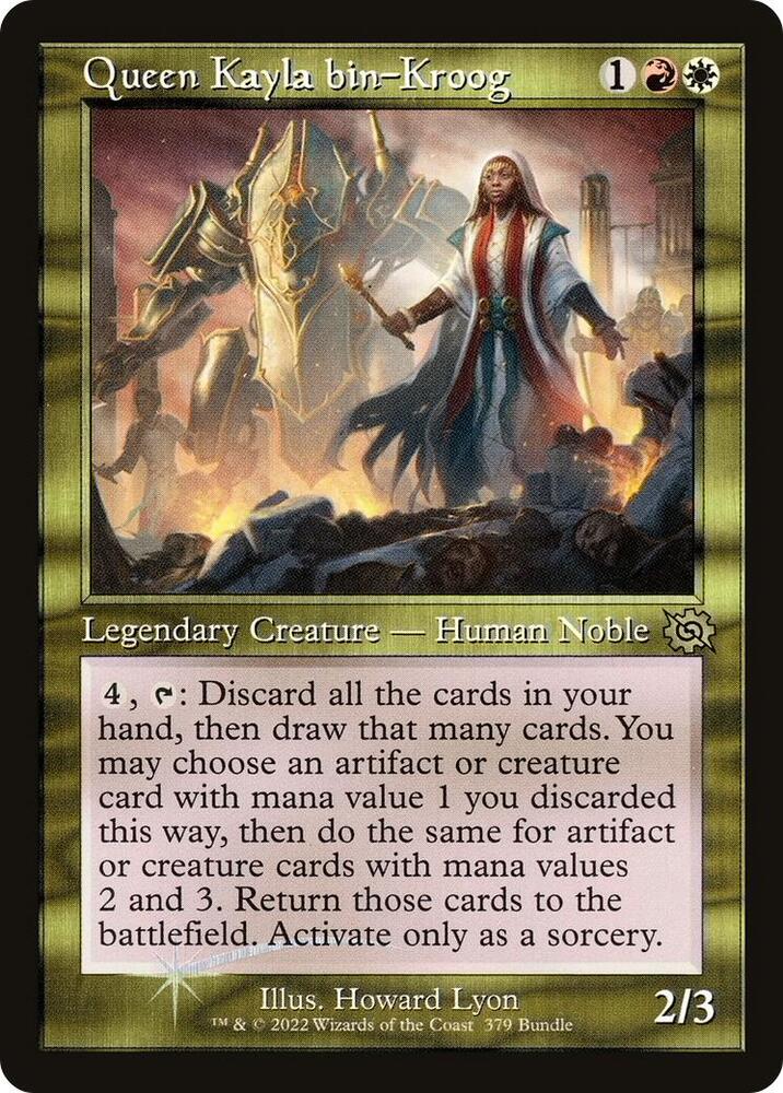 Queen Kayla bin-Kroog (Retro Frame) (BRO Bundle)