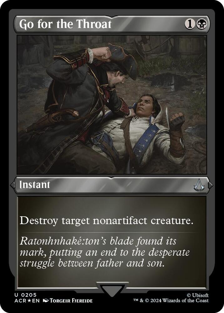 Go for the Throat (Foil Etched)