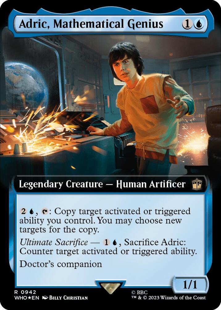 Adric, Mathematical Genius (Extended Art) (Surge Foil)