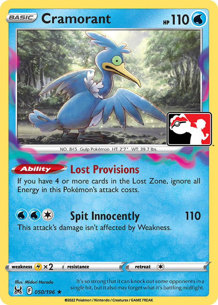 Cramorant - 050/196 (Cosmos Holo)