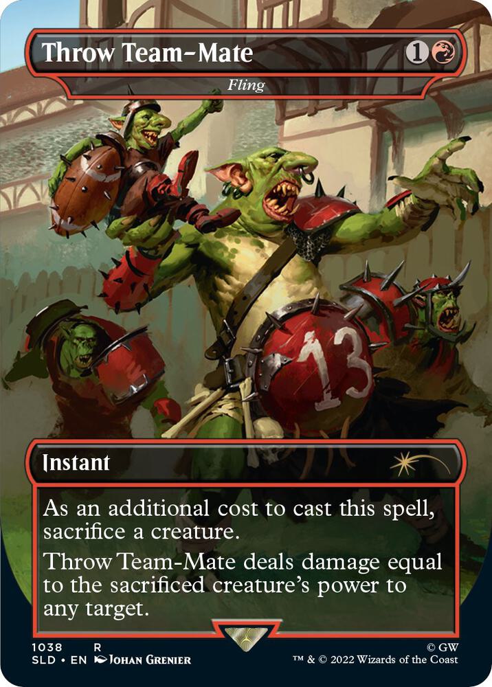 Throw Team-Mate - Fling (Borderless)