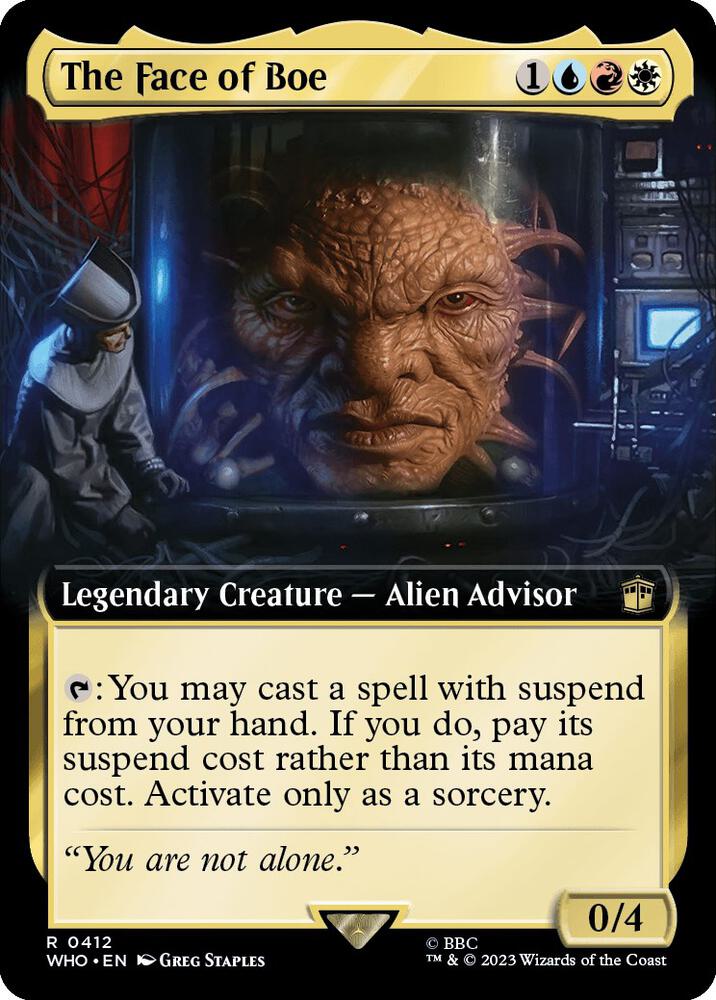The Face of Boe (Extended Art)