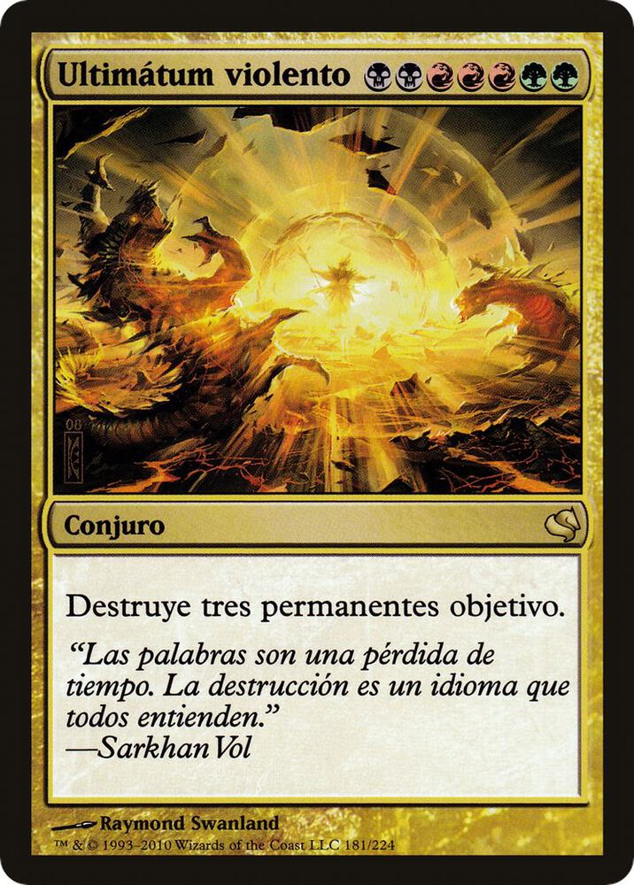 Violent Ultimatum (Spanish) - "Ultimatum violento"
