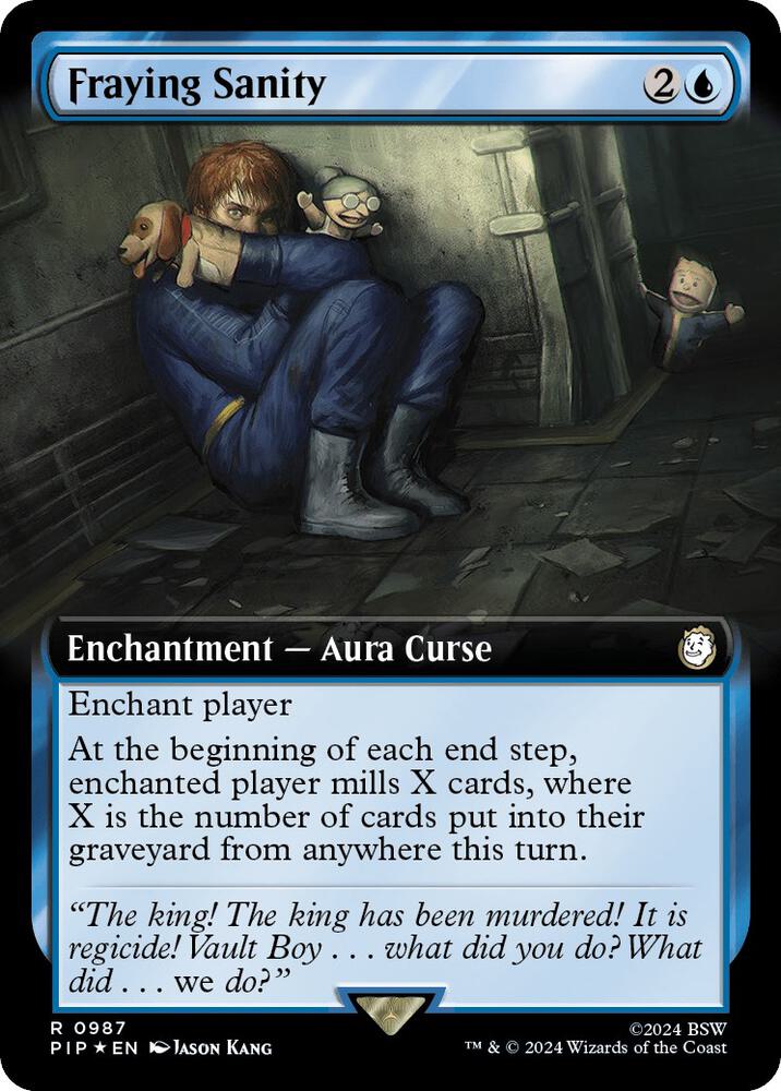 Fraying Sanity (Extended Art) (Surge Foil)