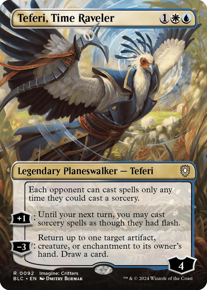 Teferi, Time Raveler (Borderless)