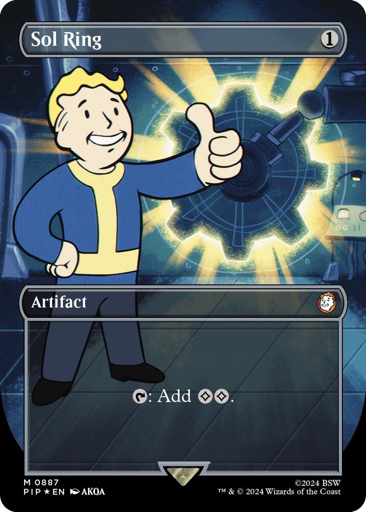 Sol Ring (Borderless) (Surge Foil)