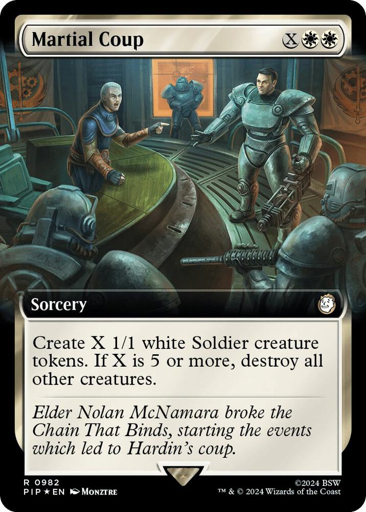 Martial Coup (Extended Art) (Surge Foil)