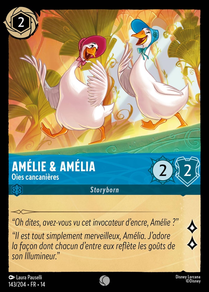 Abigail & Amelia - Gossiping Geese