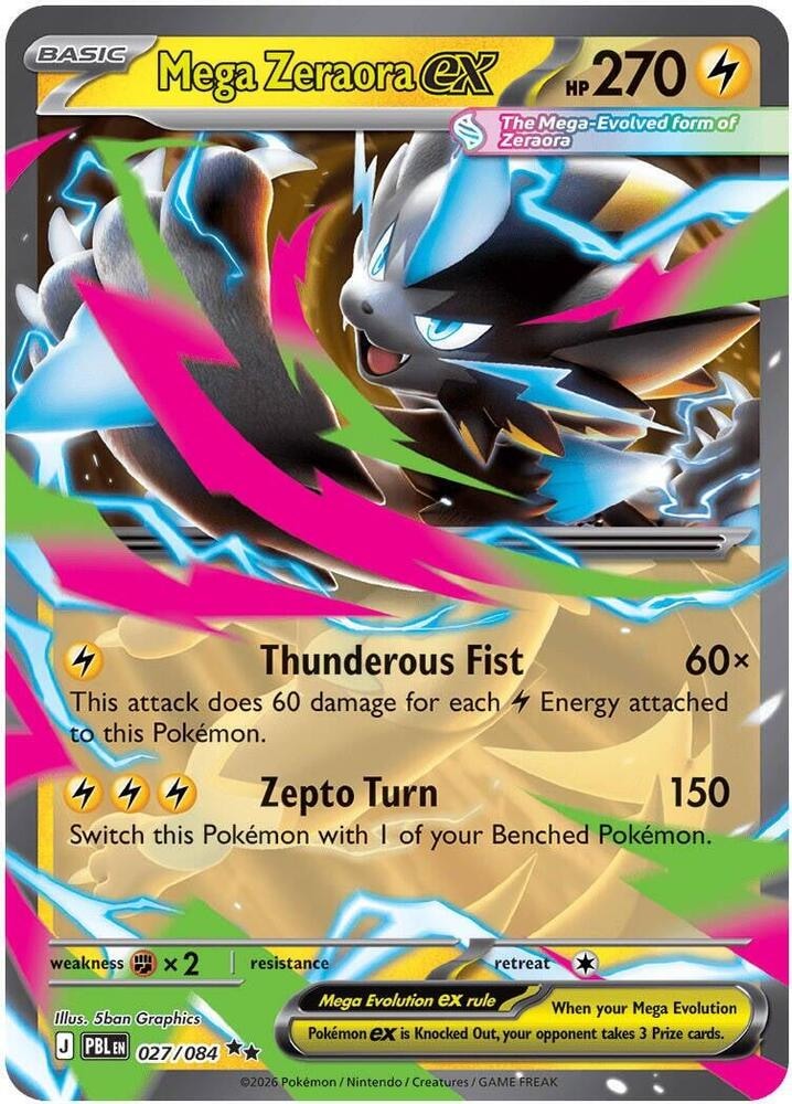 Mega Zeraora ex 