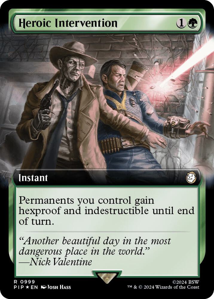 Heroic Intervention (Extended Art) (Surge Foil)