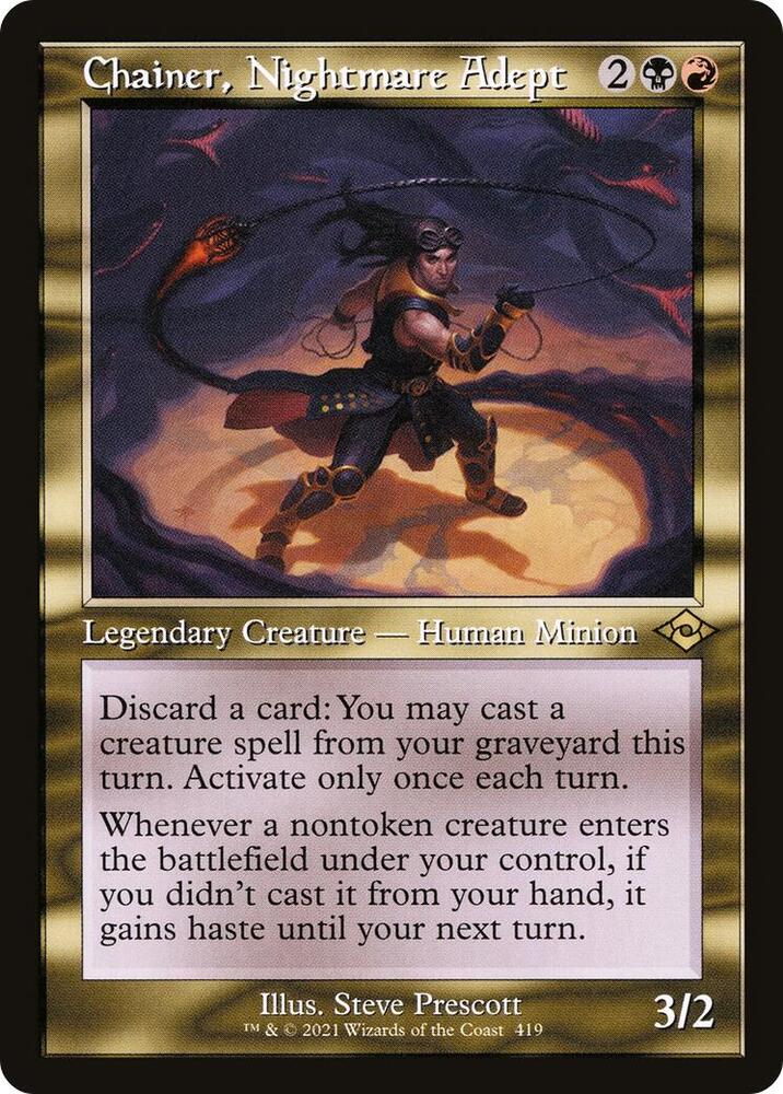 Chainer, Nightmare Adept (Retro Frame)