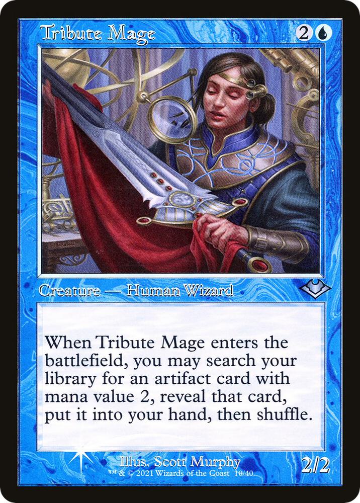 Tribute Mage (Retro Frame)