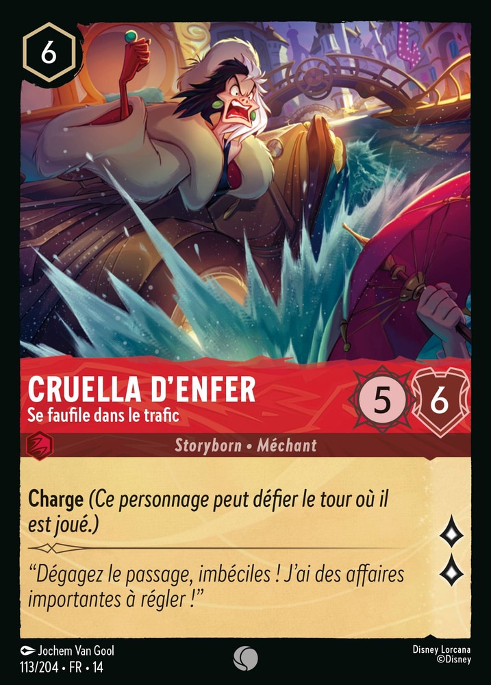 Cruella De Vil - Dodging Traffic