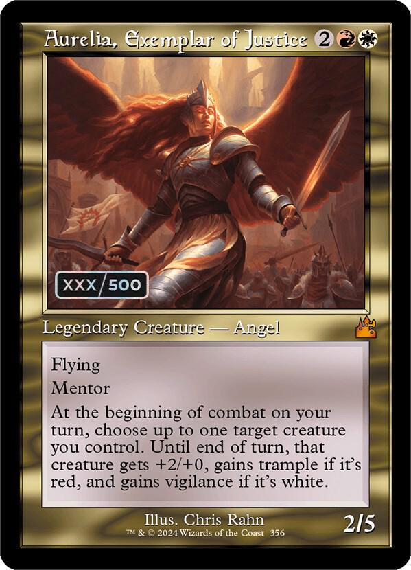Aurelia, Exemplar of Justice (Retro Frame) (Serial Numbered)