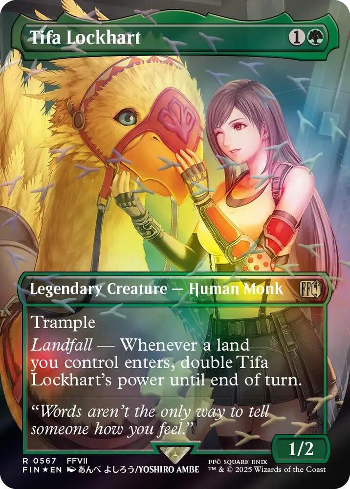 Tifa Lockhart (Borderless) (Chocobo Track Foil)