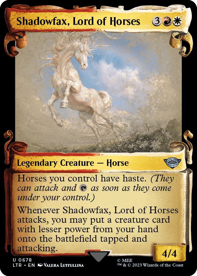 Shadowfax, Lord of Horses (Showcase Scrolls)