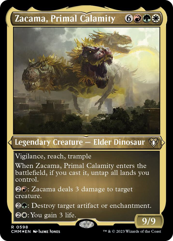 Zacama, Primal Calamity (Foil Etched)