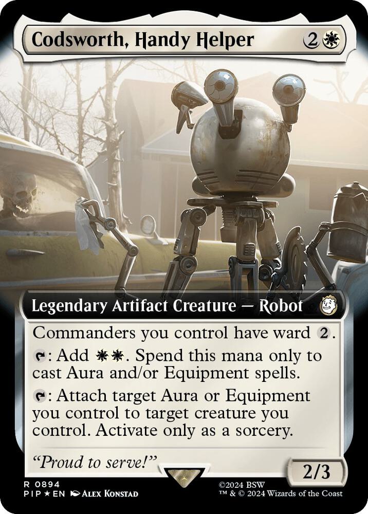 Codsworth, Handy Helper (Extended Art) (Surge Foil)