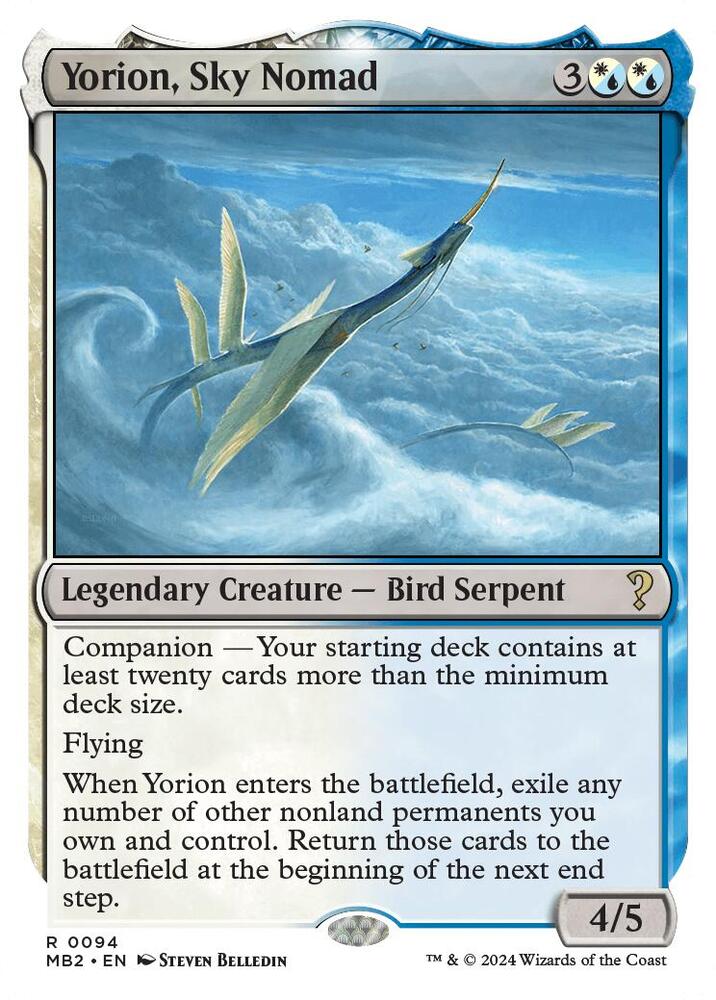 Yorion, Sky Nomad (White Border)
