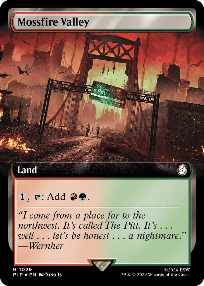 Mossfire Valley (Extended Art) (Surge Foil)