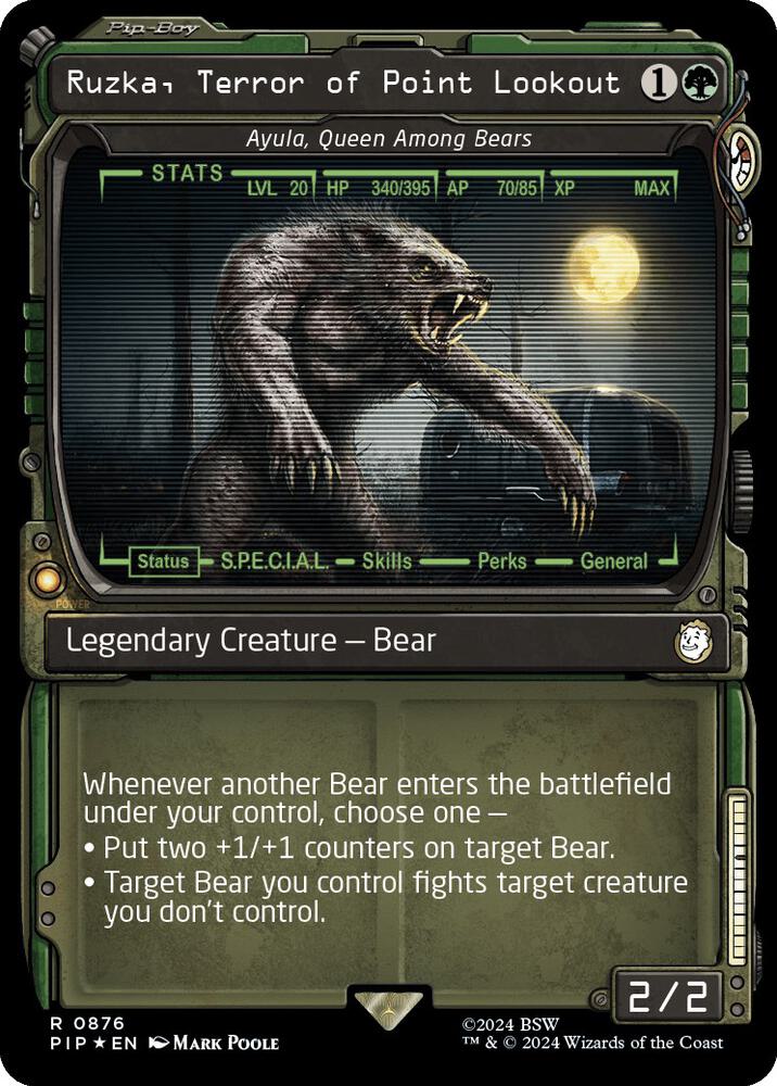 Ruzka, Terror of Point Lookout - Ayula, Queen Among Bears (Showcase) (Surge Foil)