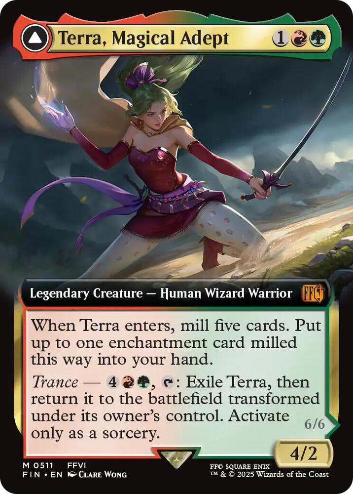 Terra, Magical Adept (Extended Art)