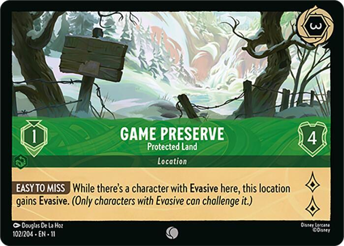 Game Preserve - Protected Land