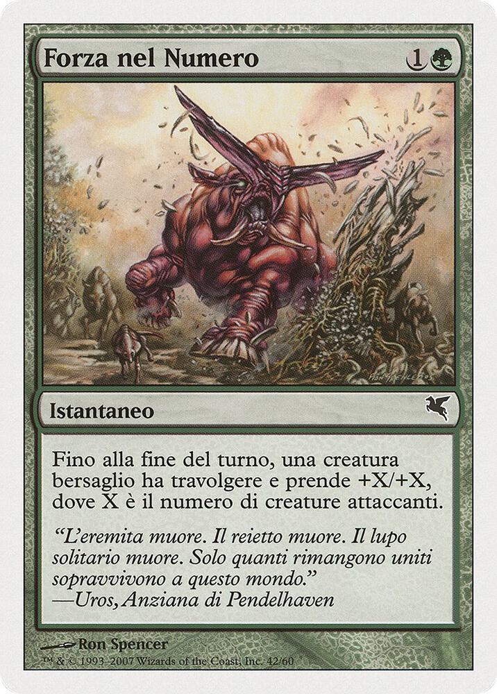 Strength in Numbers (Italian) - "Forza nel Numero" (J42)