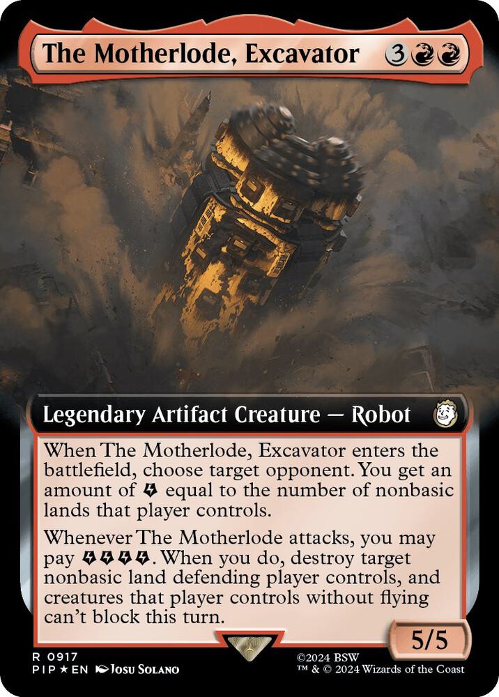 The Motherlode, Excavator (Extended Art) (Surge Foil)