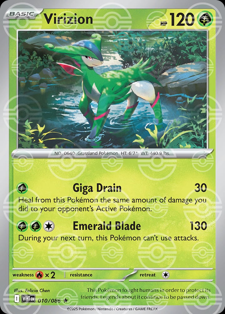 Virizion (Poke Ball Pattern)