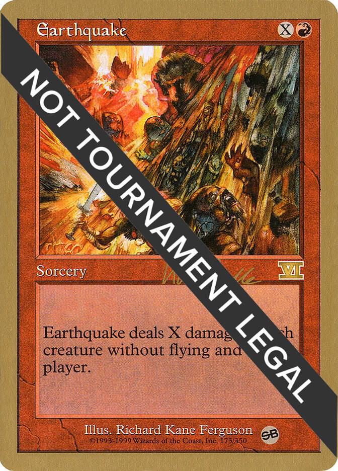 Earthquake - 1999 Kai Budde (6ED) (SB)