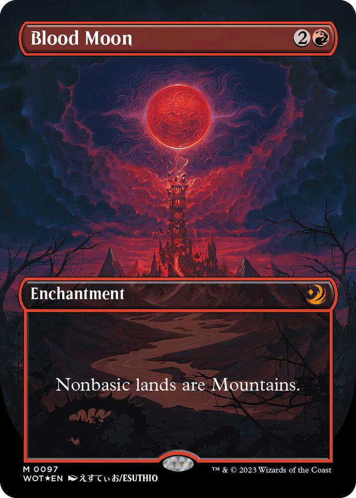 Blood Moon (Anime Borderless) (Confetti Foil)