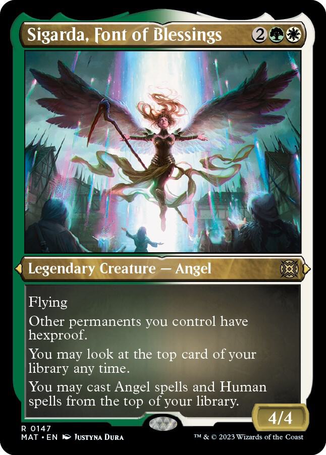 Sigarda, Font of Blessings (Foil Etched)
